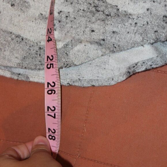 Club Monaco Gray Military Print Button Down Slim Fit Dress Shirts women Size XS - Picture 11 of 12